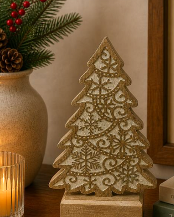 WOODEN DECORATIVE TREE / K83841