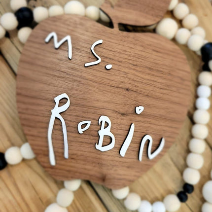 TEACHER APPLES / TRACED WRITING APPLES