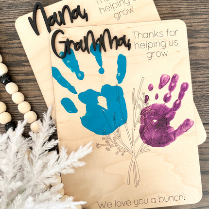 HANDPRINT - THANKS FOR HELPING ME GROW