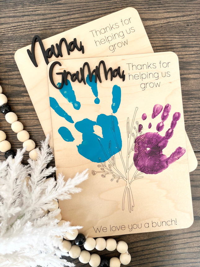 HANDPRINT - THANKS FOR HELPING ME GROW