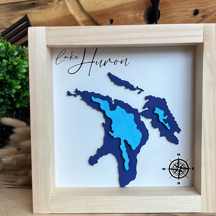 12” LAKE MAPS