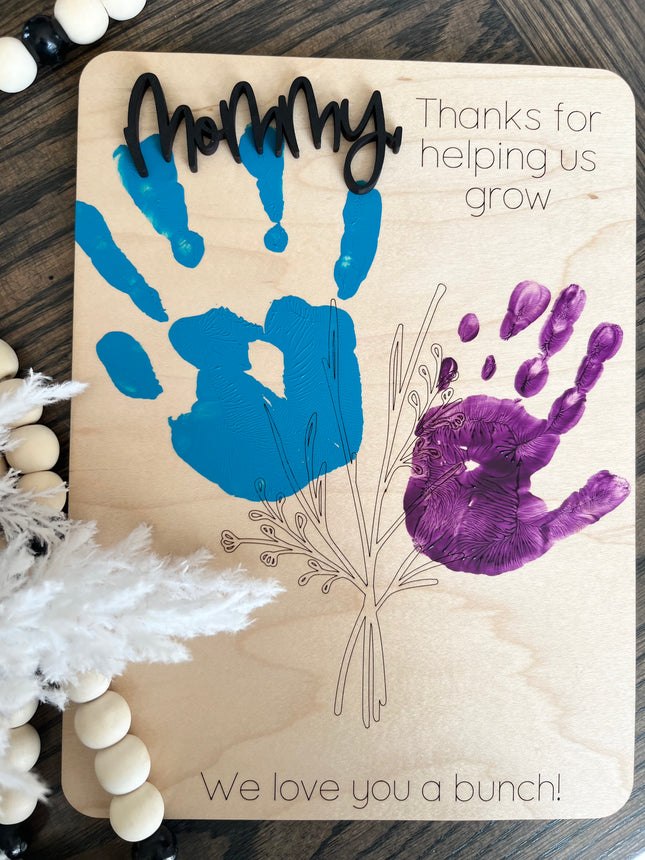 HANDPRINT - THANKS FOR HELPING ME GROW