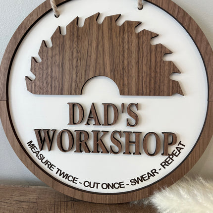 WORKSHOP SAW SIGN