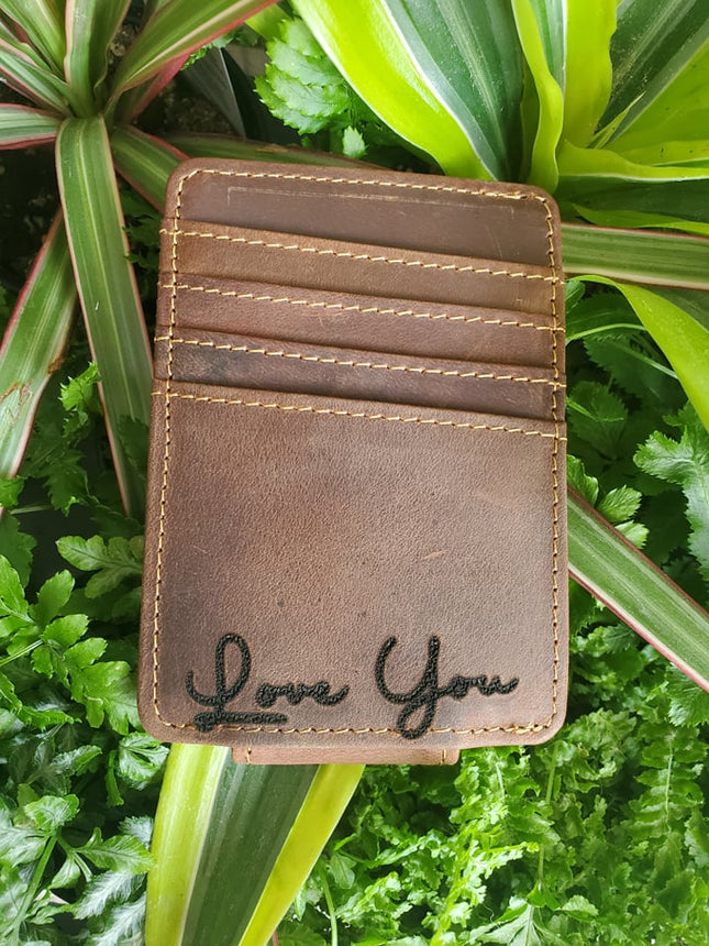 ENGRAVED WALLET / MONEY CLIP