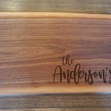 CHARCUTERIE BOARD (ENGRAVED) 12" - 18"