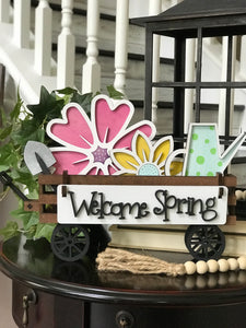 WELCOME SPRING INTERCHANGEABLE WAGON DIY