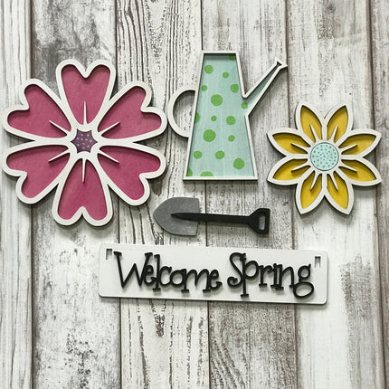 WELCOME SPRING INTERCHANGEABLE WAGON DIY
