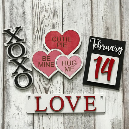 LOVE VALENTINES INTERCHANGEABLE WAGON DIY