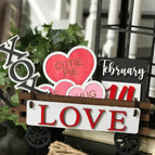 WAGON & LOVE VALENTINES SET