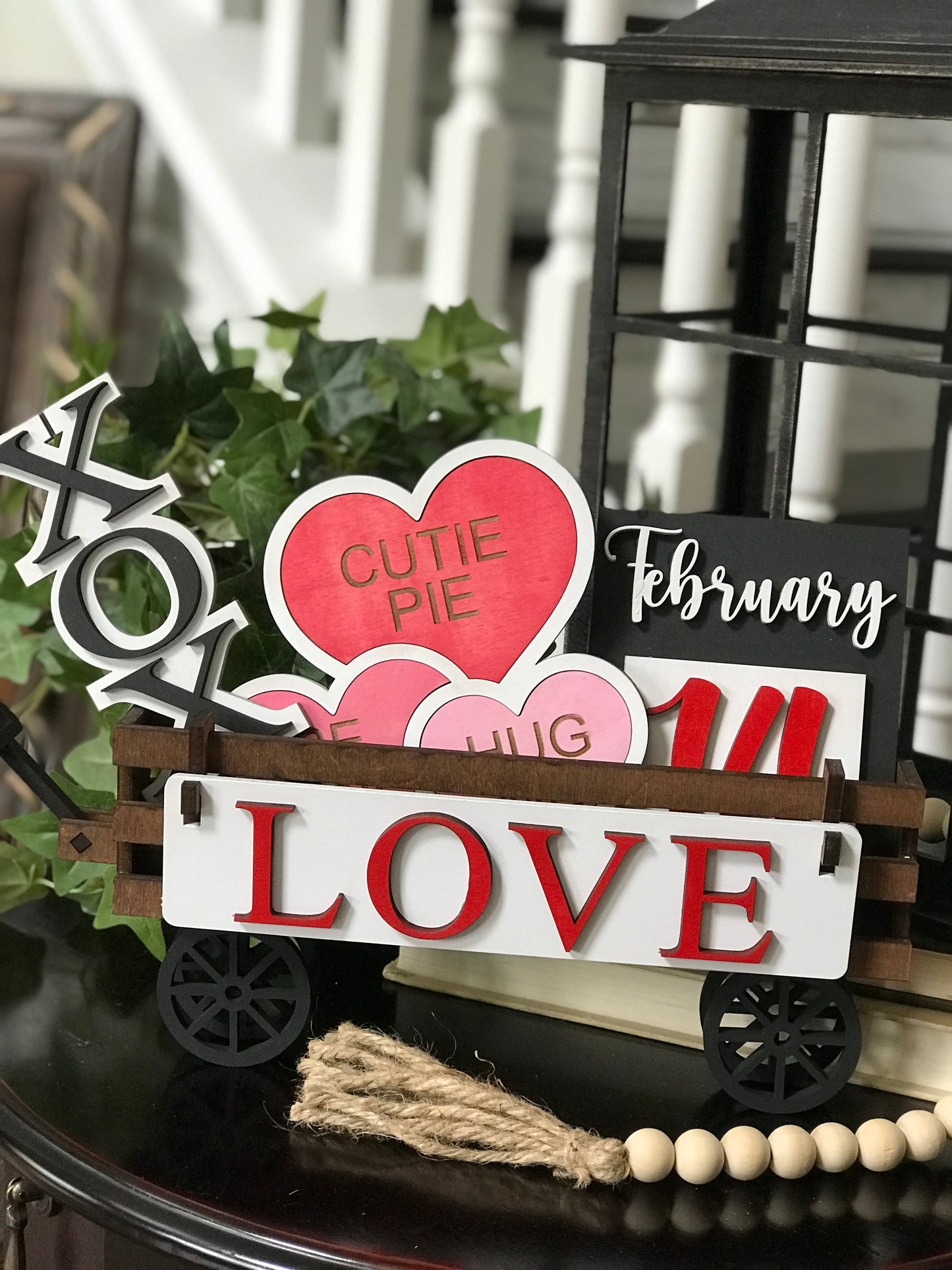 LOVE VALENTINES INTERCHANGEABLE WAGON DIY