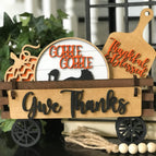 WAGON & GIVE THANKS SET