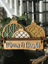 Load image into Gallery viewer, CHRISTMAS ORNAMENTS INTERCHANGEABLE WAGON DIY
