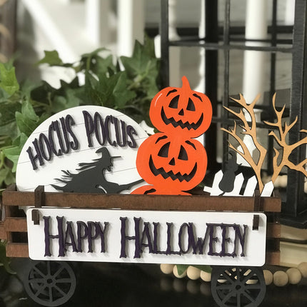 HAPPY HALLOWEEN INTERCHANGEABLE WAGON DIY