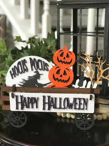 HAPPY HALLOWEEN INTERCHANGEABLE WAGON DIY