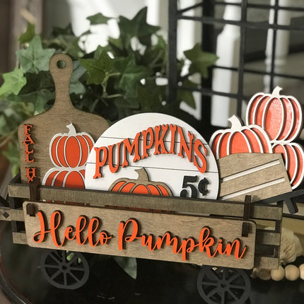 HELLO PUMPKIN INTERCHANGEABLE WAGON DIY