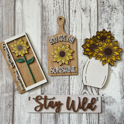 SUNFLOWERS INTERCHANGEABLE WAGON DIY