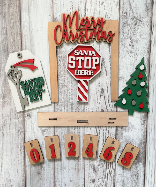 CHRISTMAS COUNTDOWN INTERCHANGEABLE WAGON DIY
