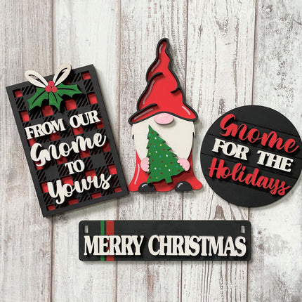 MERRY CHRISTMAS GNOME INTERCHANGEABLE WAGON DIY