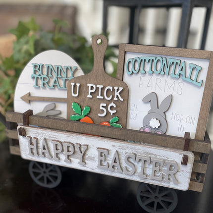 HAPPY EASTER INTERCHANGEABLE WAGON DIY