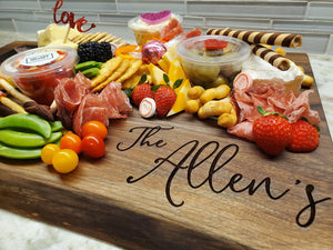 CHARCUTERIE BOARD (ENGRAVED) 12" - 18"