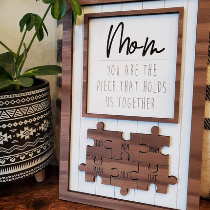 MOM PUZZLE SIGN