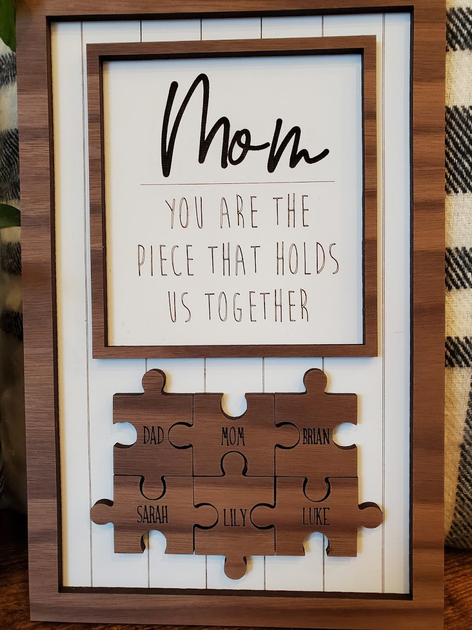 MOM PUZZLE SIGN
