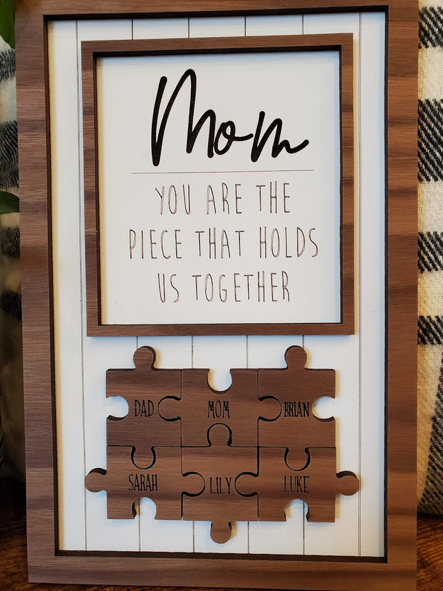 MOM PUZZLE SIGN