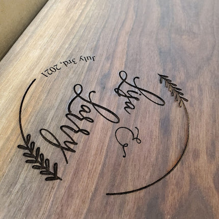 CHARCUTERIE BOARD (ENGRAVED) 12" - 18"