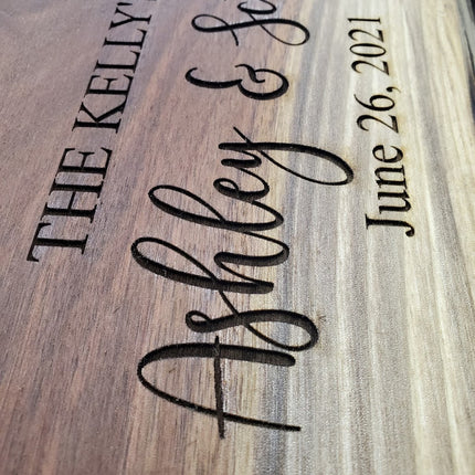 CHARCUTERIE BOARD (ENGRAVED) 12" - 18"