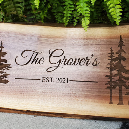 ENGRAVED LIVE EDGE
