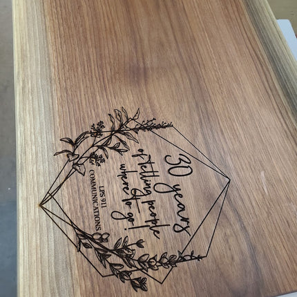 CHARCUTERIE BOARD (ENGRAVED) 12" - 18"