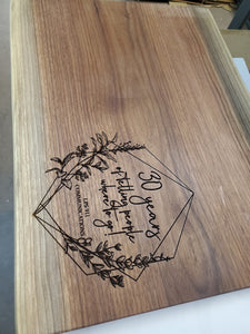 CHARCUTERIE BOARD (ENGRAVED) 12" - 18"