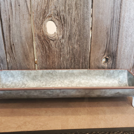 GALVANIZED TROUGH / B8836 *
