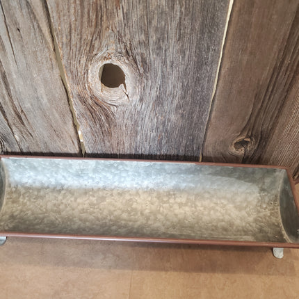 GALVANIZED TROUGH / B8836 *