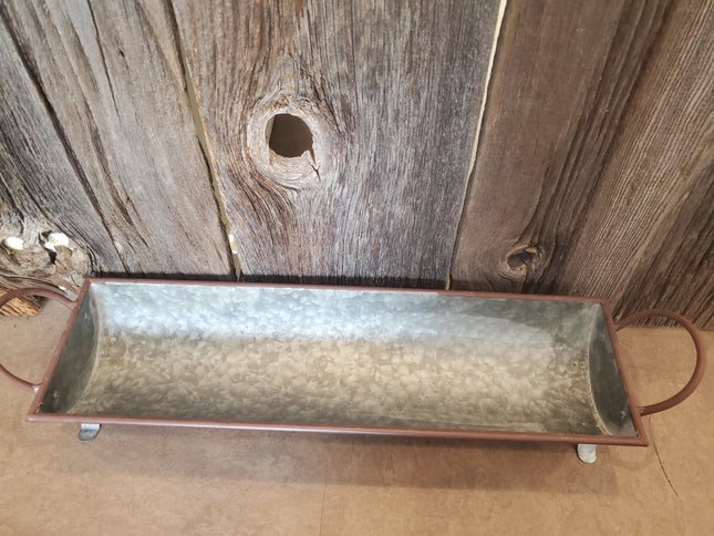 GALVANIZED TROUGH / B8836 *
