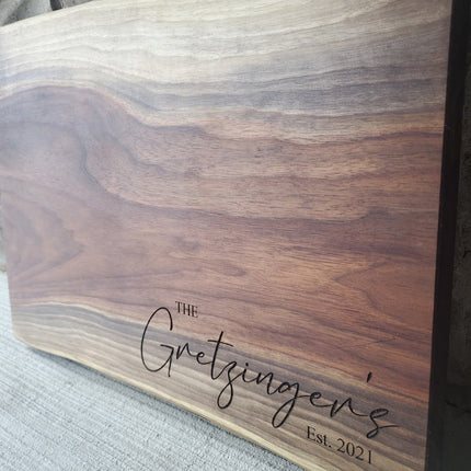 CHARCUTERIE BOARD (ENGRAVED) 12" - 18"