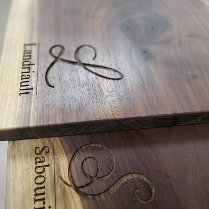 CHARCUTERIE BOARD (ENGRAVED) 12" - 18"
