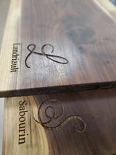 Load image into Gallery viewer, CHARCUTERIE BOARD (ENGRAVED) 12&quot; - 18&quot;
