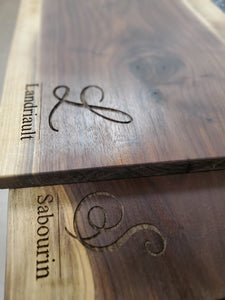 CHARCUTERIE BOARD (ENGRAVED) 12" - 18"