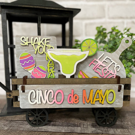 CINCO DE MAYO INTERCHANGEABLE WAGON DIY