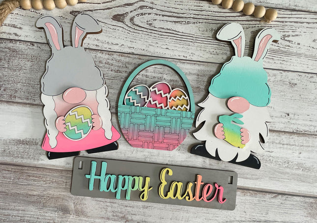 GNOME EASTER BUNNY INTERCHANGEABLE WAGON DIY