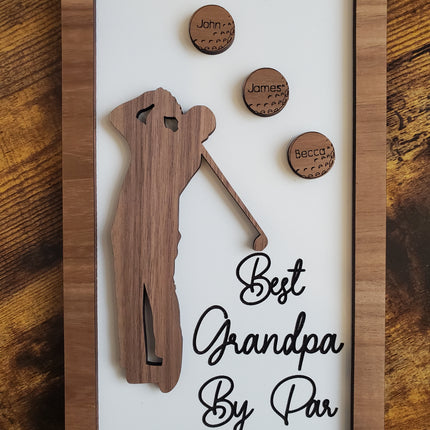 GOLF DAD / PAPA / GRANDPA SIGN