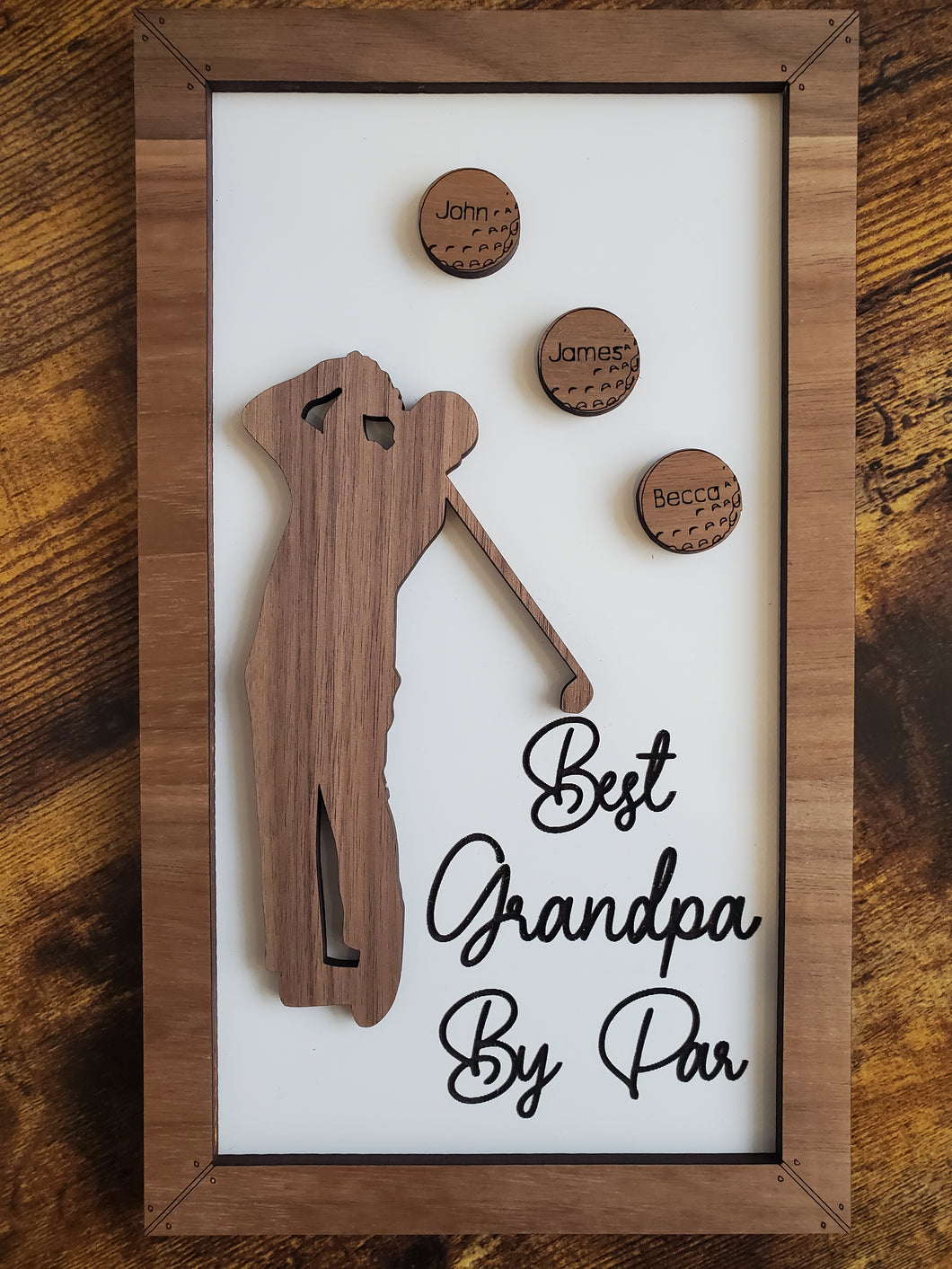 GOLF DAD / PAPA / GRANDPA SIGN