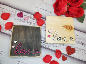 LOVE / 6" SHELF SITTER