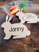 Load image into Gallery viewer, EASTER BUNNY CUTOUT TAG
