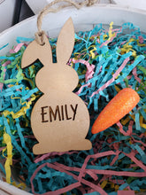 Load image into Gallery viewer, EASTER BUNNY CUTOUT TAG

