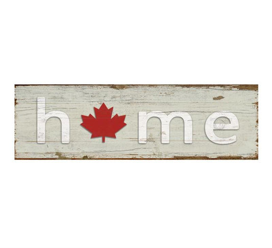 MAPLE LEAF HOME SIGN / K22074