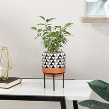 Load image into Gallery viewer, MESA DIAMOND PLANTER ON STAND / TT904022
