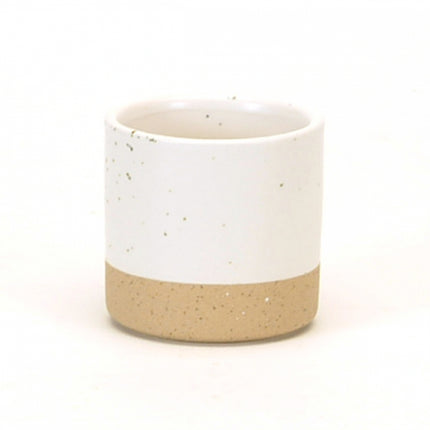 SPECKLED SANDSTONE POT / B3640 *