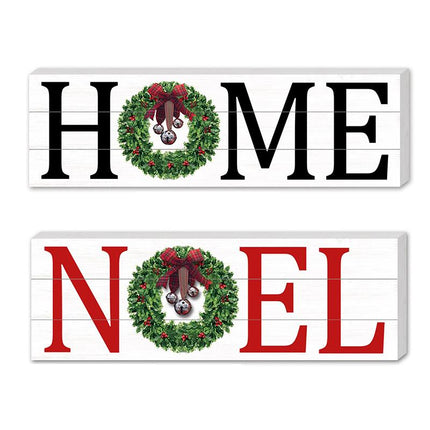 NOEL & HOME WREATH / K41188